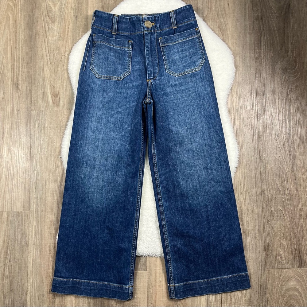 NWOT Maeve The Colette Crop Wide-Leg Jeans - Picture 2 of 11